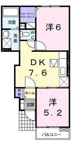 ベルファミーユIIの物件間取画像